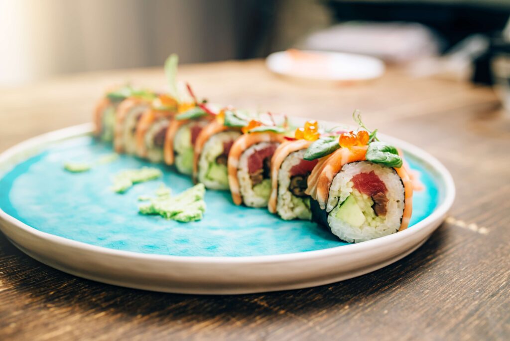 Futomaki sushi rolls