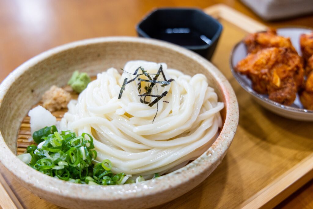 Udon noodles, a Popular Japanese Food