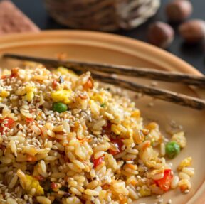 Japanese Fried Rice With Vegetables