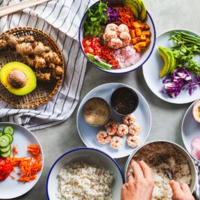 Japanese Food Spread