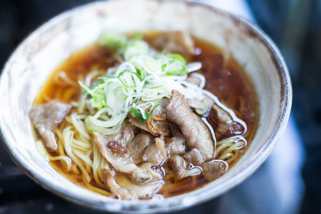 Umami japanese beef miso soup